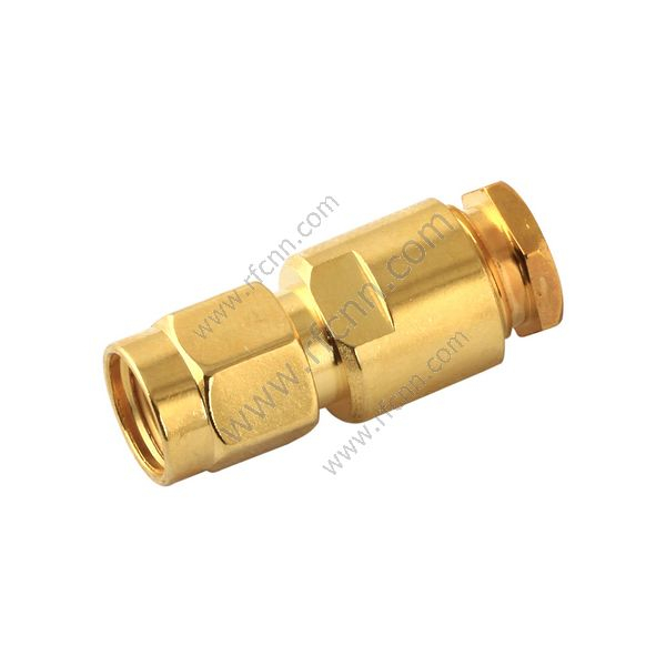 Braçadeira masculina de SMA direta para RG58 - Conector RF