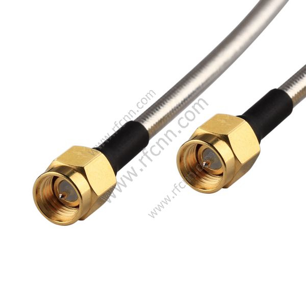 SMA Macho para macho 18ghz RG402 Cable Coaxial Jumper