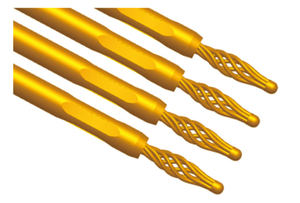 Contatos de primavera torcidos