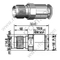 Braçadeira feminina TNC para conector RF LMR300