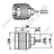 N masculino para conector RG316 RF