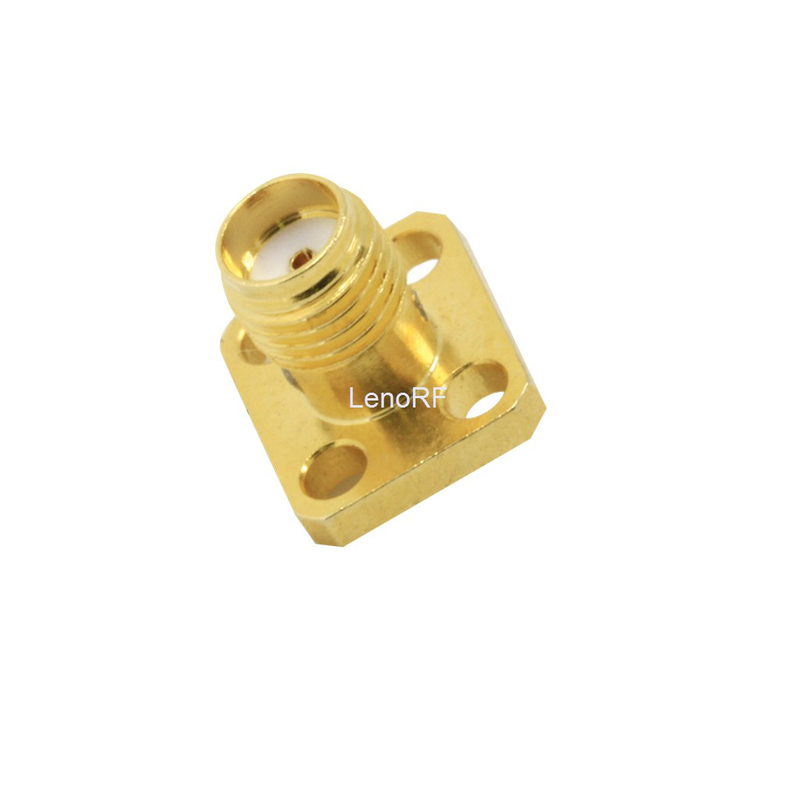 Conector de montagem de flange de jack sma