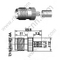 Fêmea TNC para Conector RG58 RF