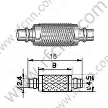 MMCX Masculino Crimp para RG174 RF Connector