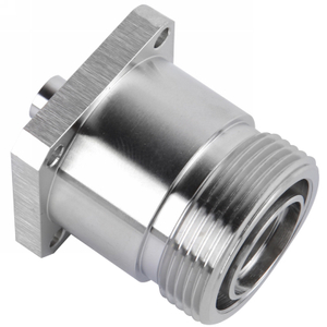 DIN 7/16 flange feminino microstrip conector RF -Flange tipo