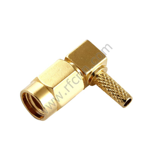 Ângulo direito do direito de SSMA para o conector RG174 RF