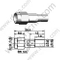 Sma masculino crimp para conector semi-rígido RG402 RF