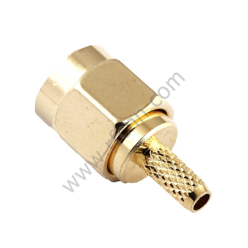 Sma masculino crimp para conector RG316 RF