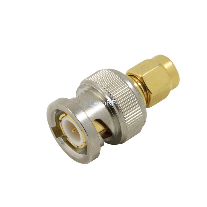 BNC Plug to SMA Plug RF Adaptador