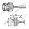 BNC masculino para conector RF74 RF