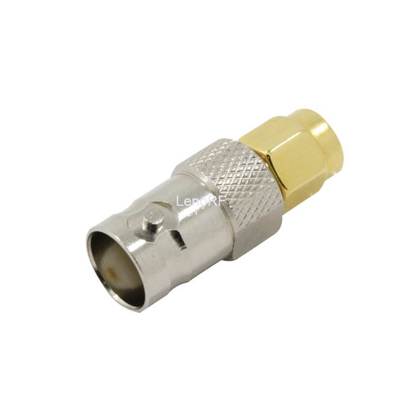 BNC Jack para SMA Plug RF Adaptador