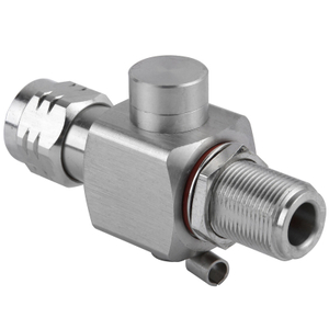 Surge Arrestor QuarterWave para microondas n masculino para anteparo feminino
