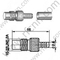 Smc masculino para conector RG174 RF