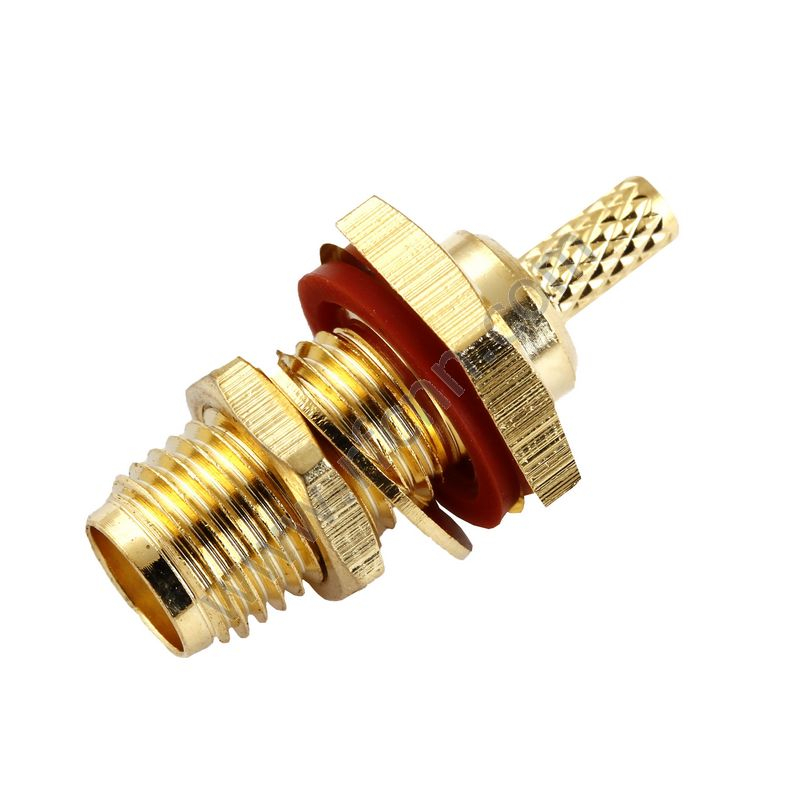 SMA Feminino Crimp Bulkhead para RG316 RF Connector