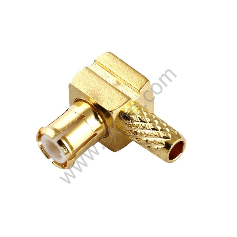 MCX masculino crimp ângulo direito para o conector RG179 RF