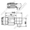Ângulo direito do direito do crimp do macho SSMA para o conector RG405 RF