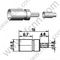 MCX feminino crimp para conector RG178 RF